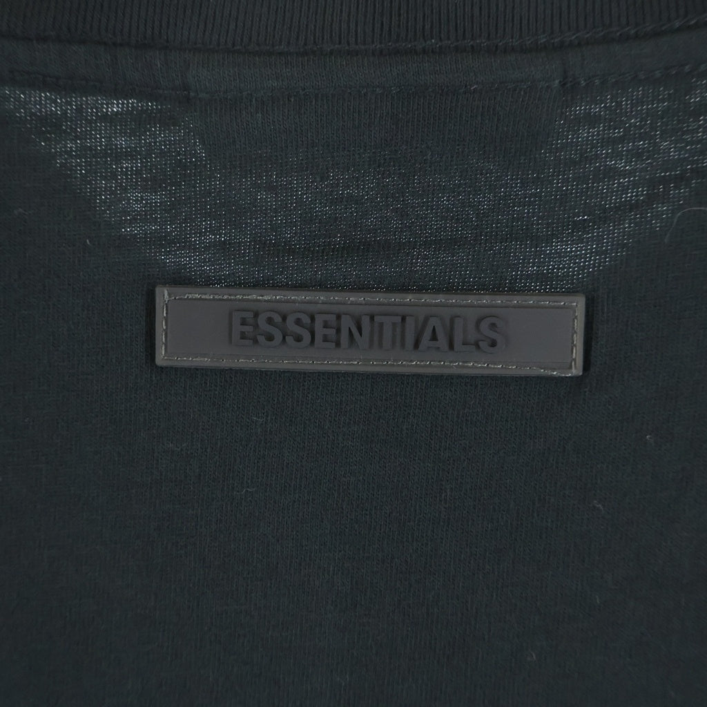 FEAR OF GOD ESSENTIALS(フィアオブゴッド エッセンシャルズ) S/S T-SHIRT ラバーロゴ 半袖Tシャツ ブラック