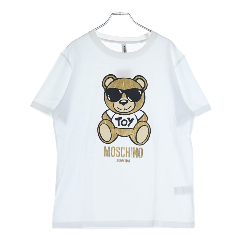 MOSCHINO(モスキーノ) Bear T-Shirt サングラス ゴールドベア 半袖Tシャツ ホワイト