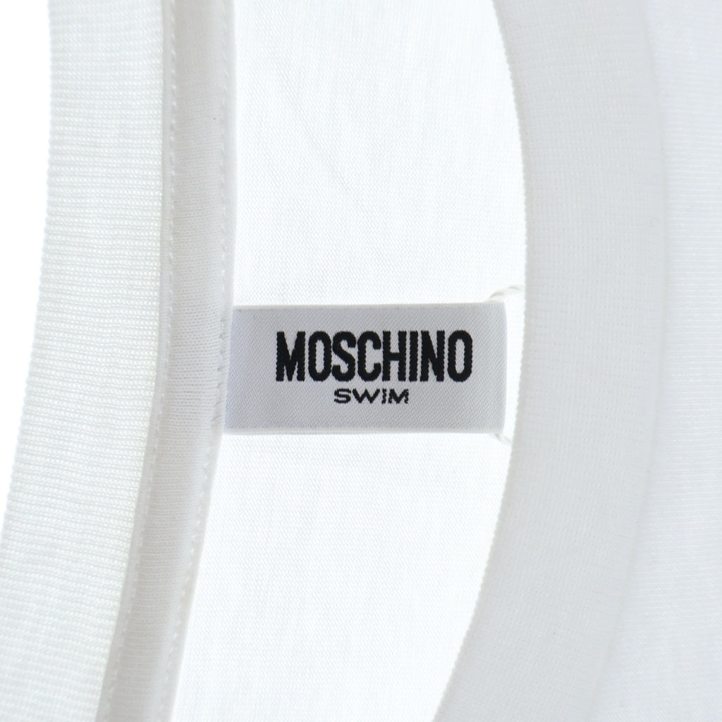 MOSCHINO(モスキーノ) Bear T-Shirt サングラス ゴールドベア 半袖Tシャツ ホワイト