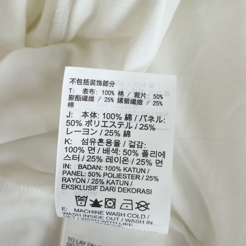 Sacai(サカイ) ×NIKE T-Shirt 再構築 ドッキングTシャツ ホワイト CD6311-100 CD6311-100