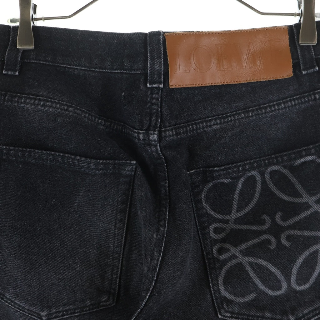 LOEWE(ロエベ) Tapered Leg Jeans アナグラム テーパードレグジーンズ デニムパンツ グレー H526331XAD H526331XAD