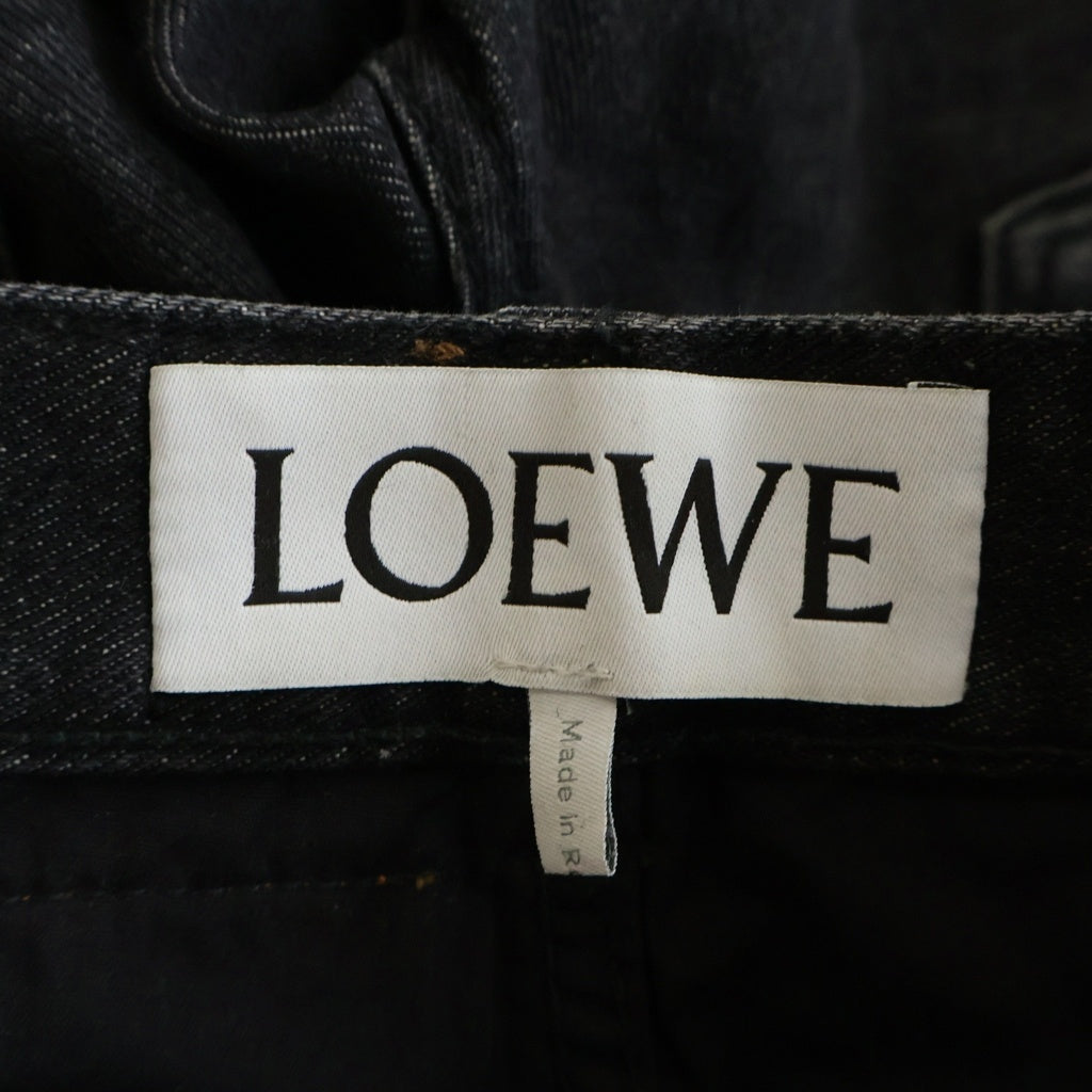 LOEWE(ロエベ) Tapered Leg Jeans アナグラム テーパードレグジーンズ デニムパンツ グレー H526331XAD H526331XAD
