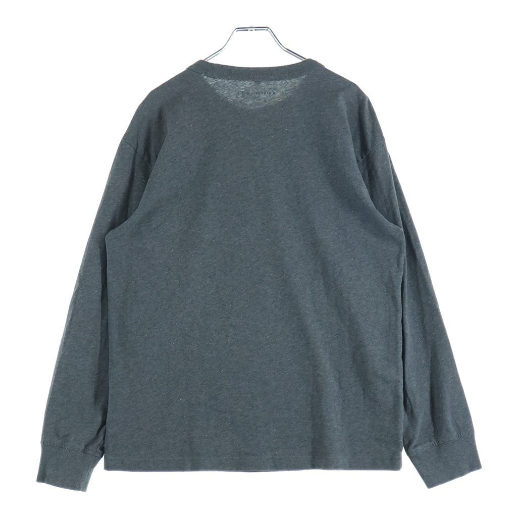 ALEXANDER WANG(アレキサンダーワン) L/S T-Shirt グリッター加工 長袖Tシャツ ロンT グレー