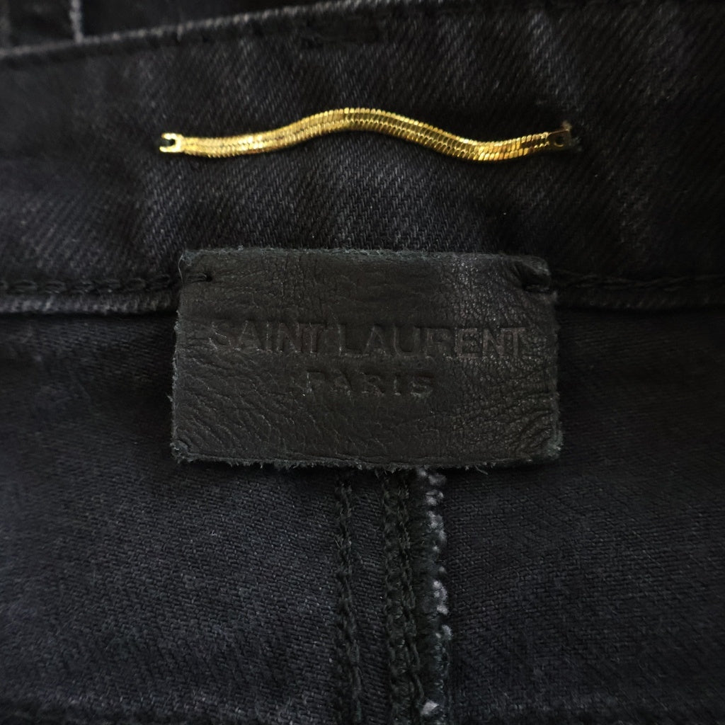 SAINT LAURENT PARIS(サンローランパリ) Denim Skinny Pants デニムスキニーパンツ ブラック 638265 YO500