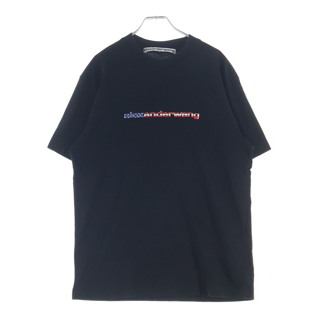 ALEXANDER WANG(アレキサンダーワン) T-Shirt アメリカロゴ 半袖Tシャツ ブラック
