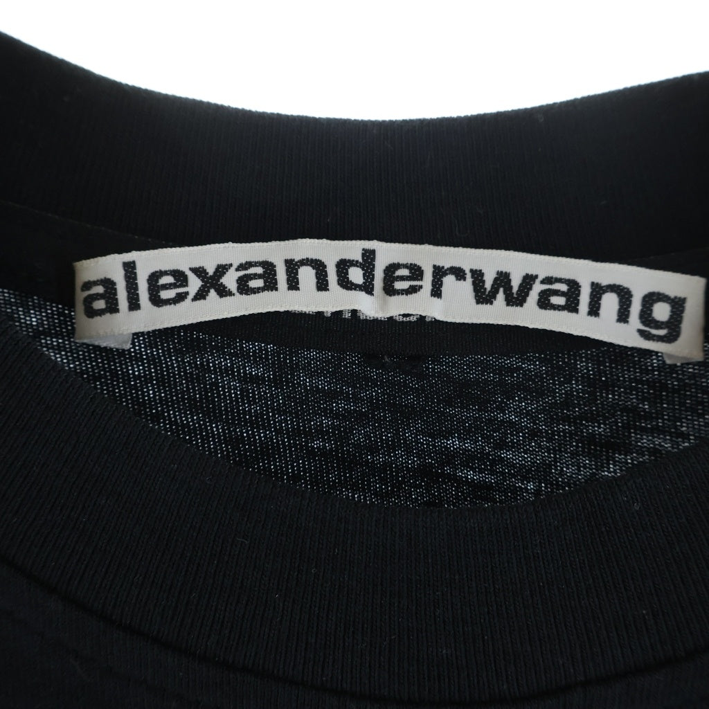 ALEXANDER WANG(アレキサンダーワン) T-Shirt アメリカロゴ 半袖Tシャツ ブラック