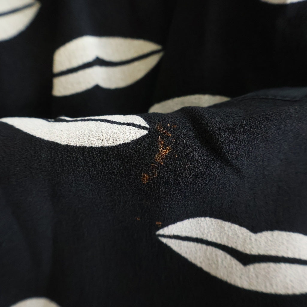 PRADA(プラダ) Lips Rayon Dress リップ レーヨンドレス ワンピース ブラック レディース P399M P399M