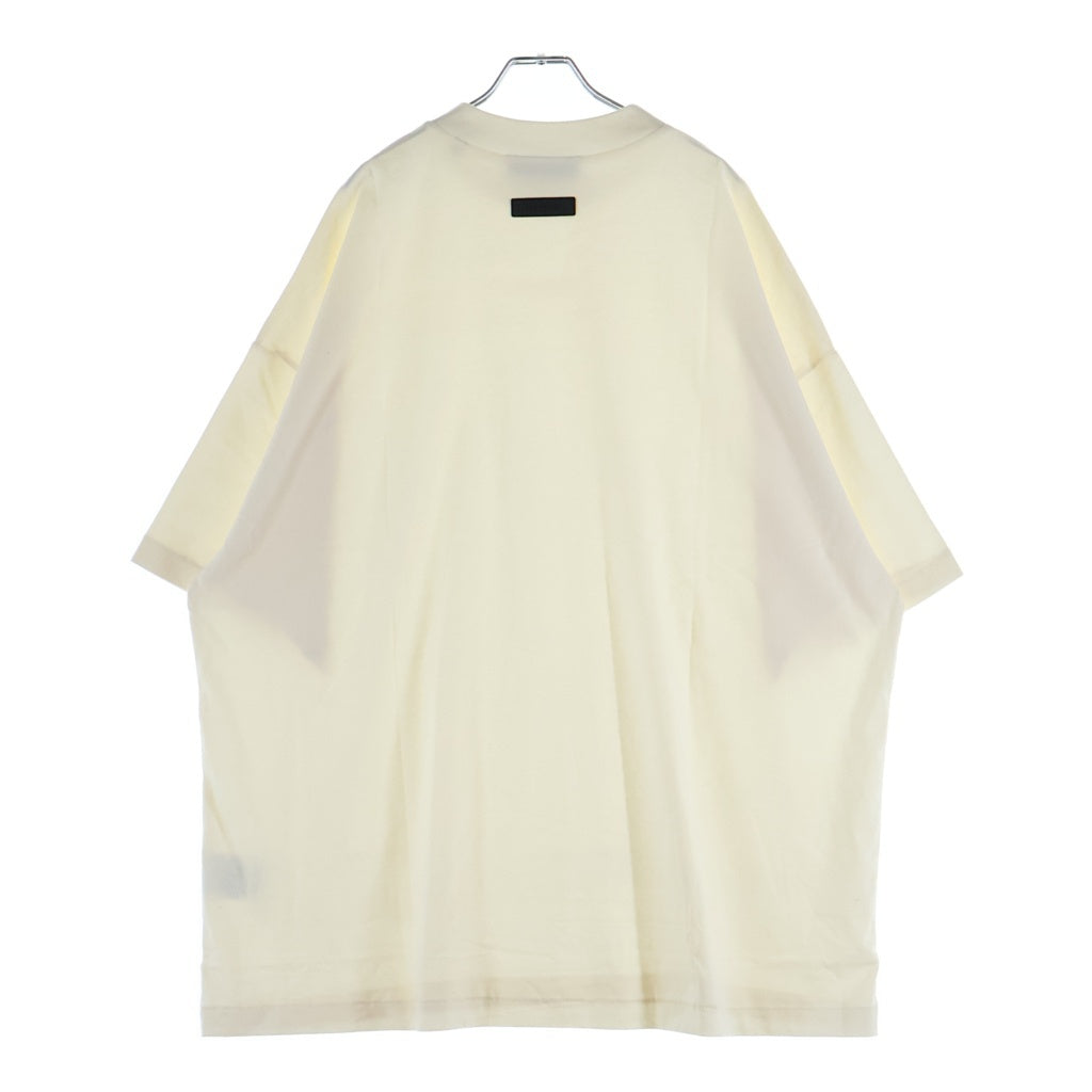 FEAR OF GOD ESSENTIALS(フィアオブゴッド エッセンシャルズ) S/S T-SHIRT ラバーロゴ 半袖Tシャツ アイボリー