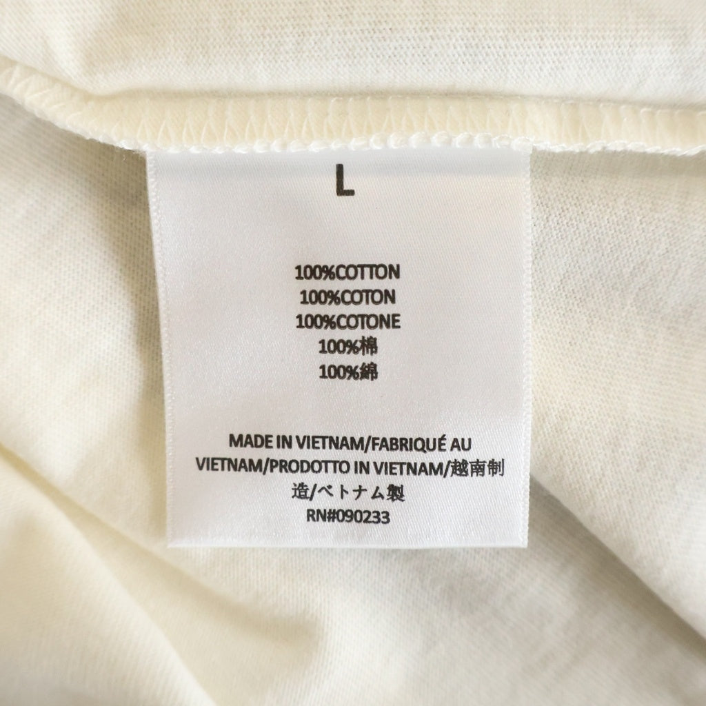 FEAR OF GOD ESSENTIALS(フィアオブゴッド エッセンシャルズ) S/S T-SHIRT ラバーロゴ 半袖Tシャツ アイボリー