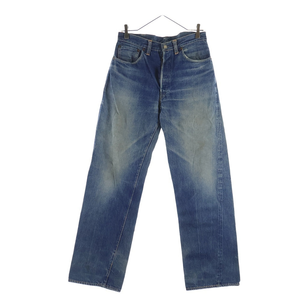 Levi's(リーバイス) 50s VINTAGE 501XX 53モデル ボタン裏刻印12 両面タブ 均等V センターセット 隠しリベット 通常R ヴィンテージ ボタンフライ デニム パンツ インディゴ