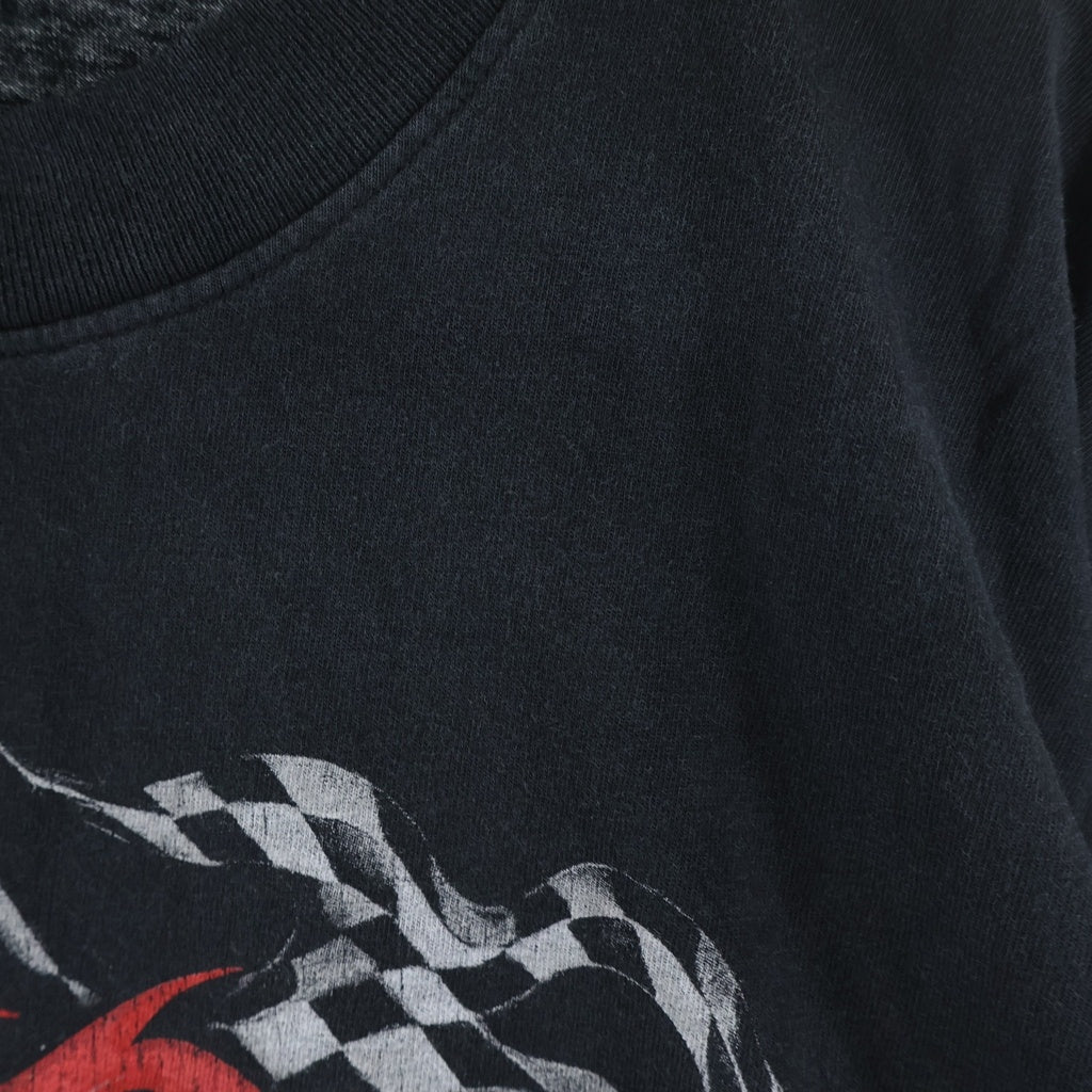 HELLSTAR(ヘルスター) VEGAS LONG SLEEVE ベガス ロングスリーブ 長袖Tシャツ カットソー クルーネック ブラック
