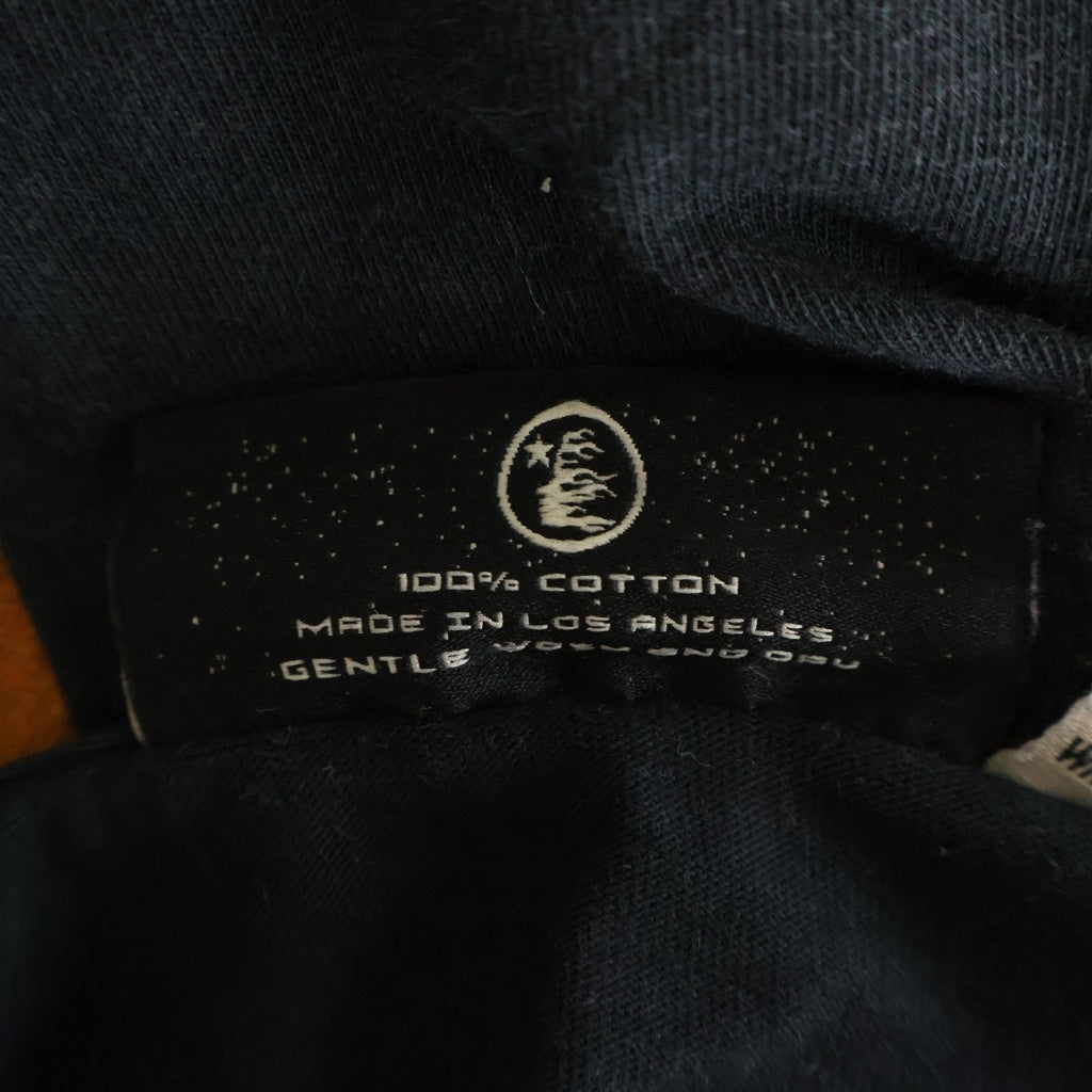 HELLSTAR(ヘルスター) VEGAS LONG SLEEVE ベガス ロングスリーブ 長袖Tシャツ カットソー クルーネック ブラック