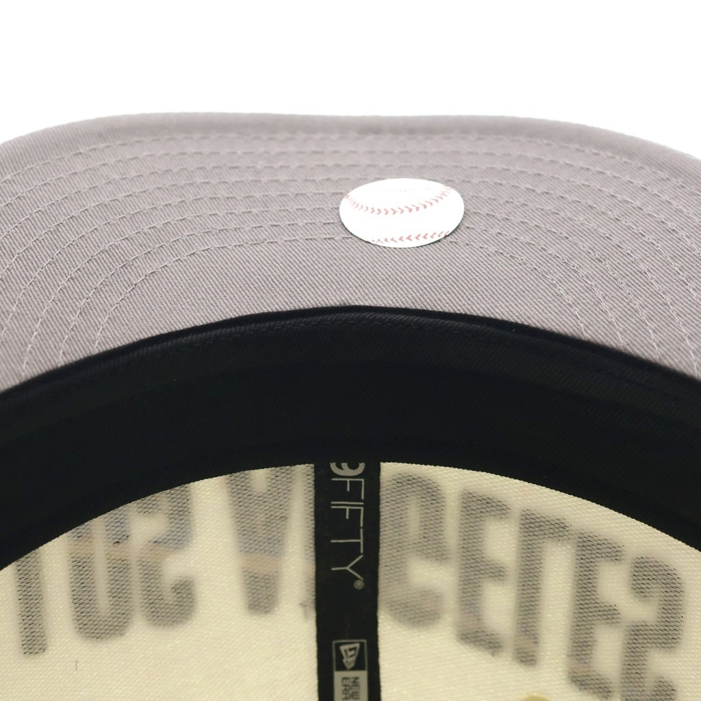 NEW ERA(ニューエラ) ×MLB ドジャース シティコネクト ロゴデザイン キャップ 帽子 59FIFTY ネイビー/アイボリー