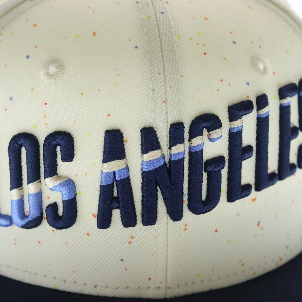 NEW ERA(ニューエラ) ×MLB ドジャース シティコネクト ロゴデザイン キャップ 帽子 59FIFTY ネイビー/アイボリー