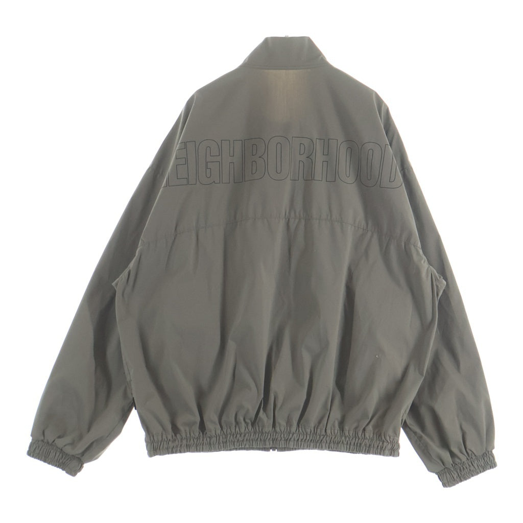 NEIGHBORHOOD(ネイバーフッド) 22SS POLY STAND/E-JK フロントロゴ ナイロンジャケット 221AQNH-JKM01 ベージュ