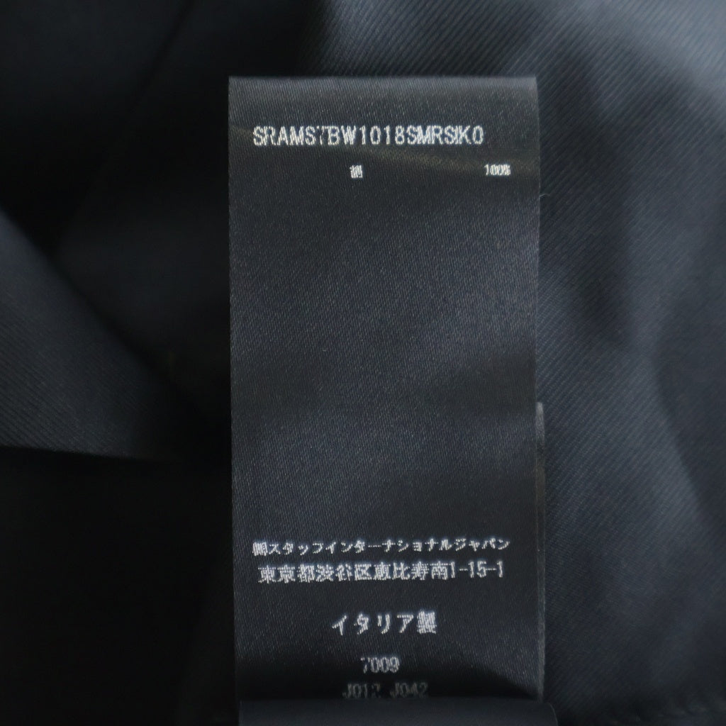 AMIRI(アミリ) ARTS DISTRICT BOWLING SHIRT アーチロゴ 解禁 シルクボーリング 半袖シャツ ブラック AMSTBW101