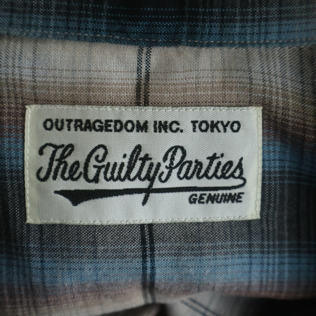 WACKO MARIA(ワコマリア) 24SS OMBRE CHECK OPEN COLLAR SHIRT チェック オープンカラー半袖シャツ マルチカラー 24SS-WMS-0C11