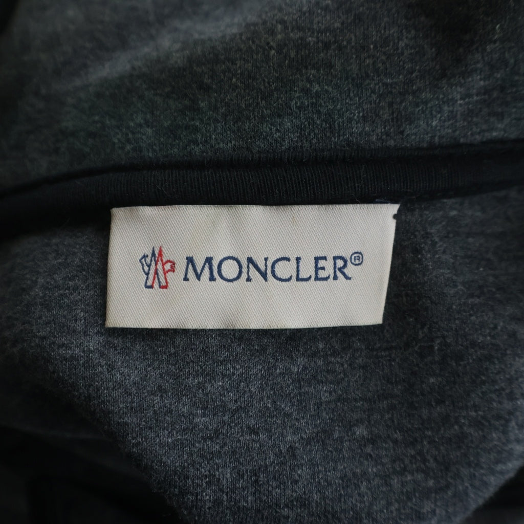 MONCLER(モンクレール) MAGLIA UNIV E20918046850 V8066 マグリア フロントロゴ プルオーバーパーカー フーディ グレー