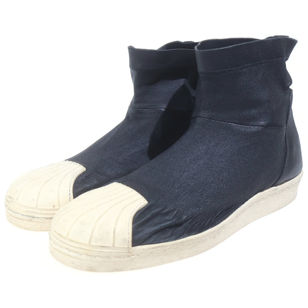 Rick Owens(リックオウエンス) ×adidas Superstar Ankle Boot アディダス スーパースター アンクルブーツ ハイカットシューズ ブラック