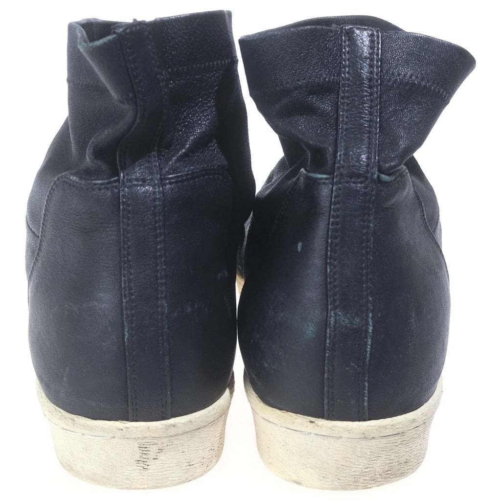 Rick Owens(リックオウエンス) ×adidas Superstar Ankle Boot アディダス スーパースター アンクルブーツ ハイカットシューズ ブラック