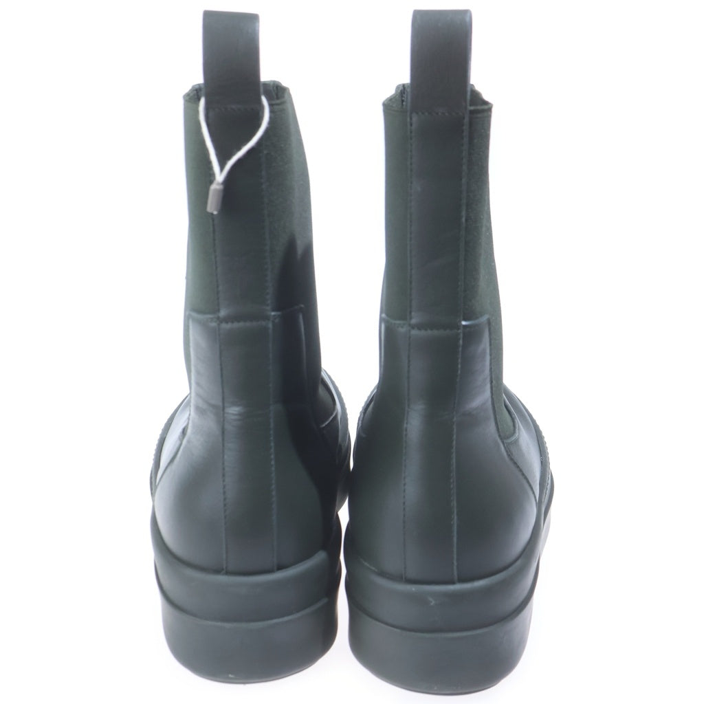 Rick Owens(リックオウエンス) MEGA BUMPER BEATLE メガバンパー サイドゴア レザーブーツ ハイカットシューズ ダークグリーン RP02D3850-LCO