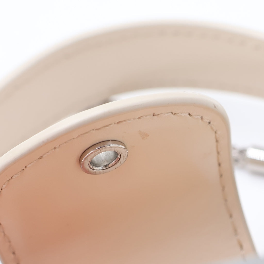 ALEXANDER WANG(アレキサンダーワン) Leather Mini Bag ラインストーン装飾 ミニショルダーバッグ ベージュ レディース
