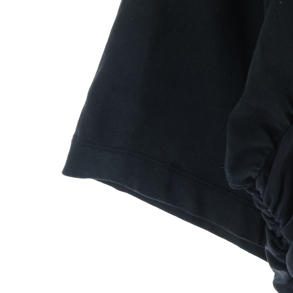 ALEXANDER WANG(アレキサンダーワン) ギャザーワンピース 半袖トップス ブラック レディース