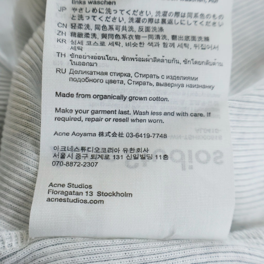 Acne Studios(アクネ ストゥディオズ) Printed Tank Top トロンプルイユ デニムタンクトップ ノースリーブシャツ インディゴ レディース FN-WN-TSHI000618