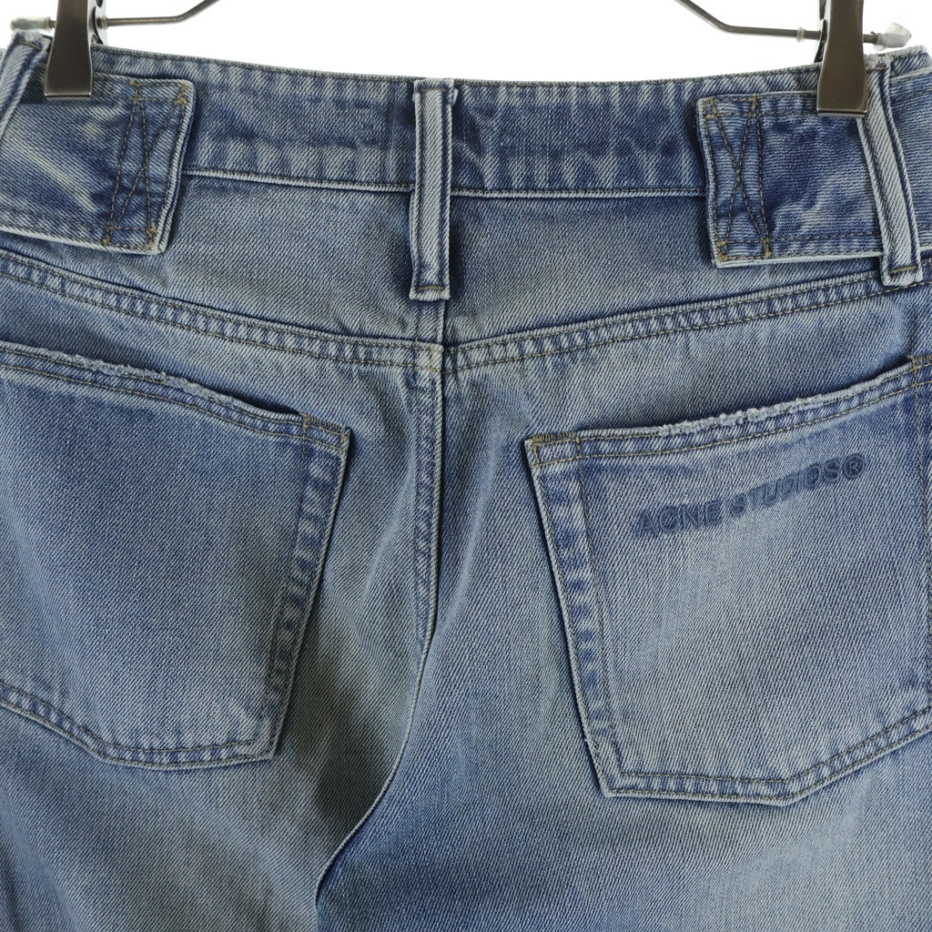 Acne Studios(アクネ ストゥディオズ) Belt Denim Pants ベルト デニムパンツ インディゴ レディース FN-WN-TROU001233