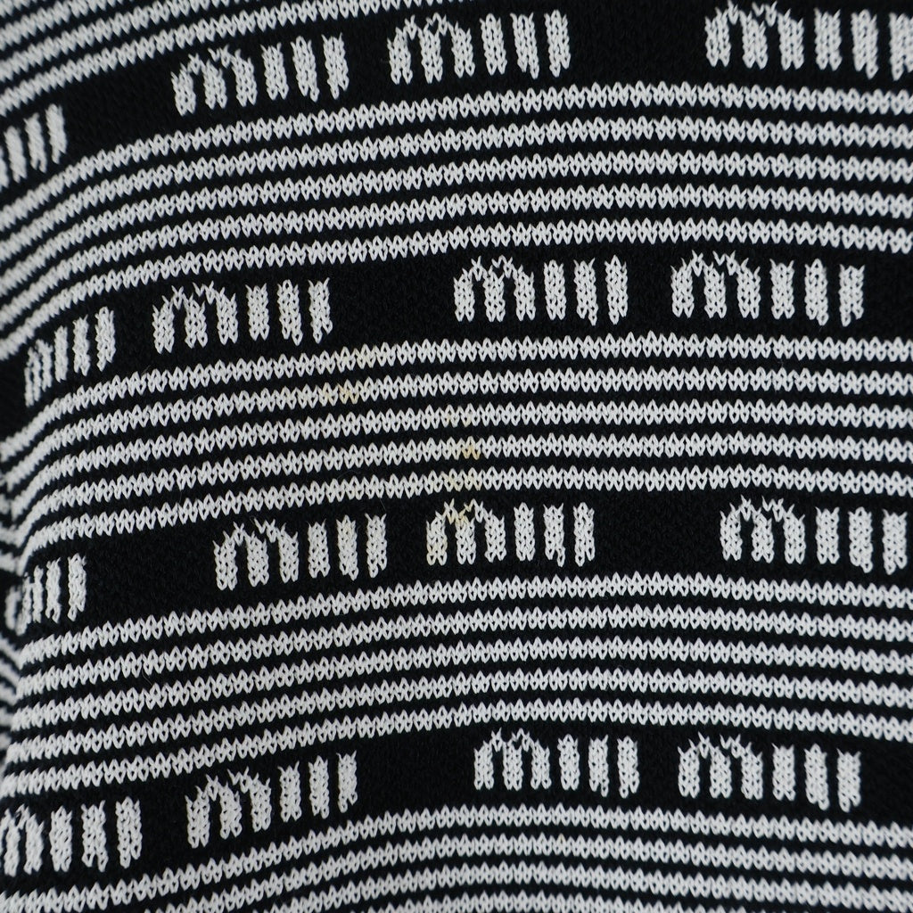 miumiu(ミュウミュウ) Viscose Cardigan ビスコース ニットカーディガン ブラック レディース MMF718
