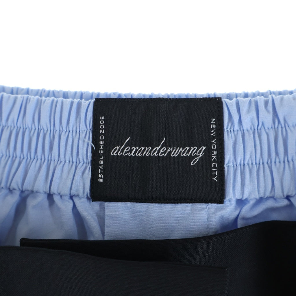 ALEXANDER WANG(アレキサンダーワン) Pre-Styled Pleated Skort With Boxer レイヤード プリーツショーツ ハーフパンツ ブラック レディース 1WC3244738
