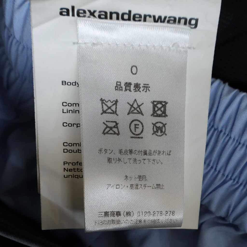 ALEXANDER WANG(アレキサンダーワン) Pre-Styled Pleated Skort With Boxer レイヤード プリーツショーツ ハーフパンツ ブラック レディース 1WC3244738
