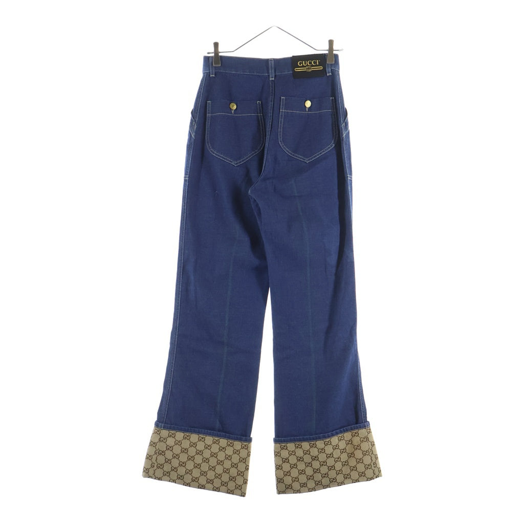 GUCCI(グッチ) GG Flare Denim Pants フレアデニムパンツ インディゴ