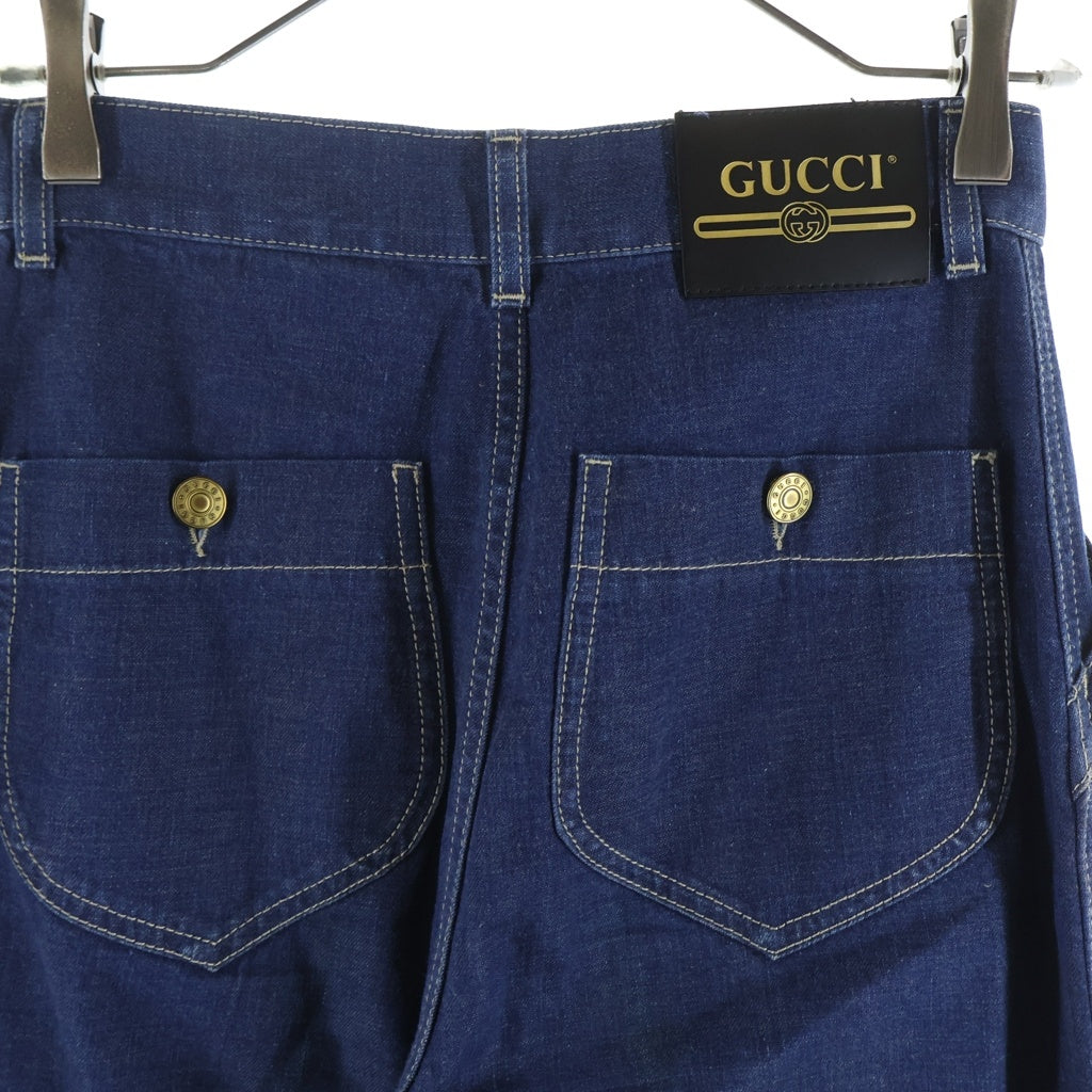 GUCCI(グッチ) GG Flare Denim Pants フレアデニムパンツ インディゴ レディース 721923 XDB56