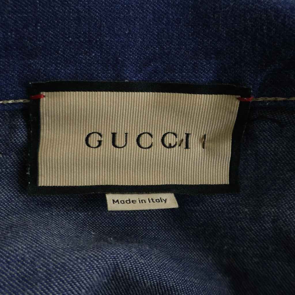 GUCCI(グッチ) GG Flare Denim Pants フレアデニムパンツ インディゴ レディース 721923 XDB56