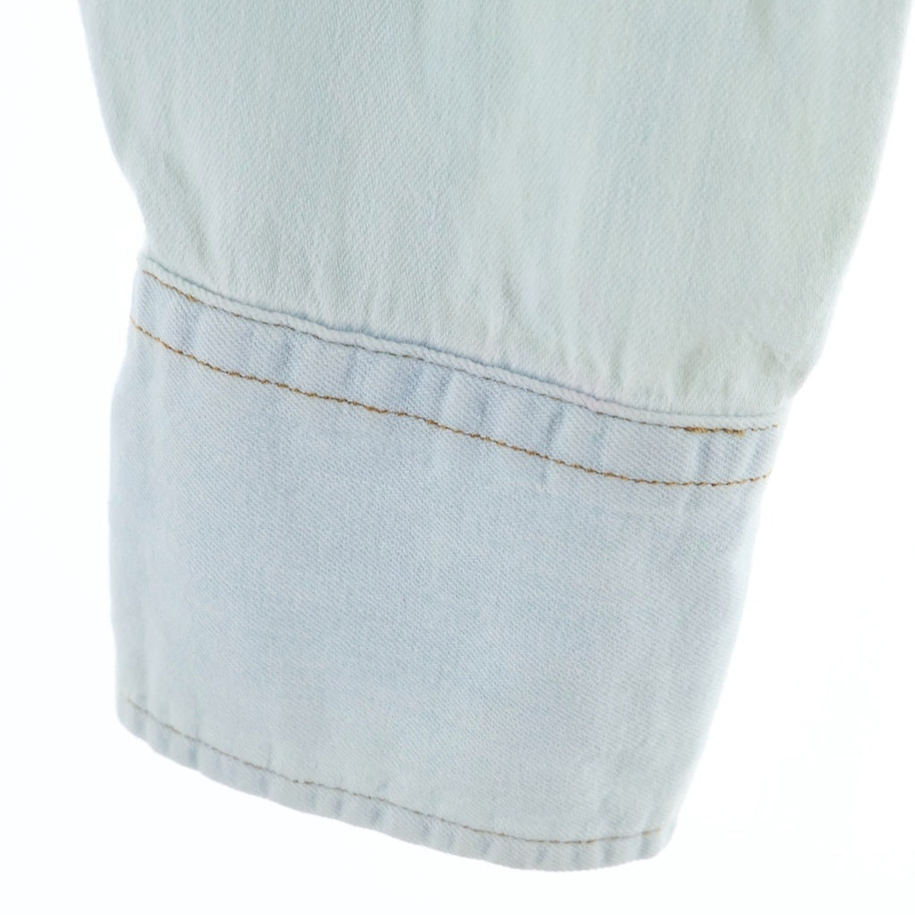 miumiu(ミュウミュウ) Chambray Denim Shirt デニム長袖シャツ インディゴ レディース GWC110