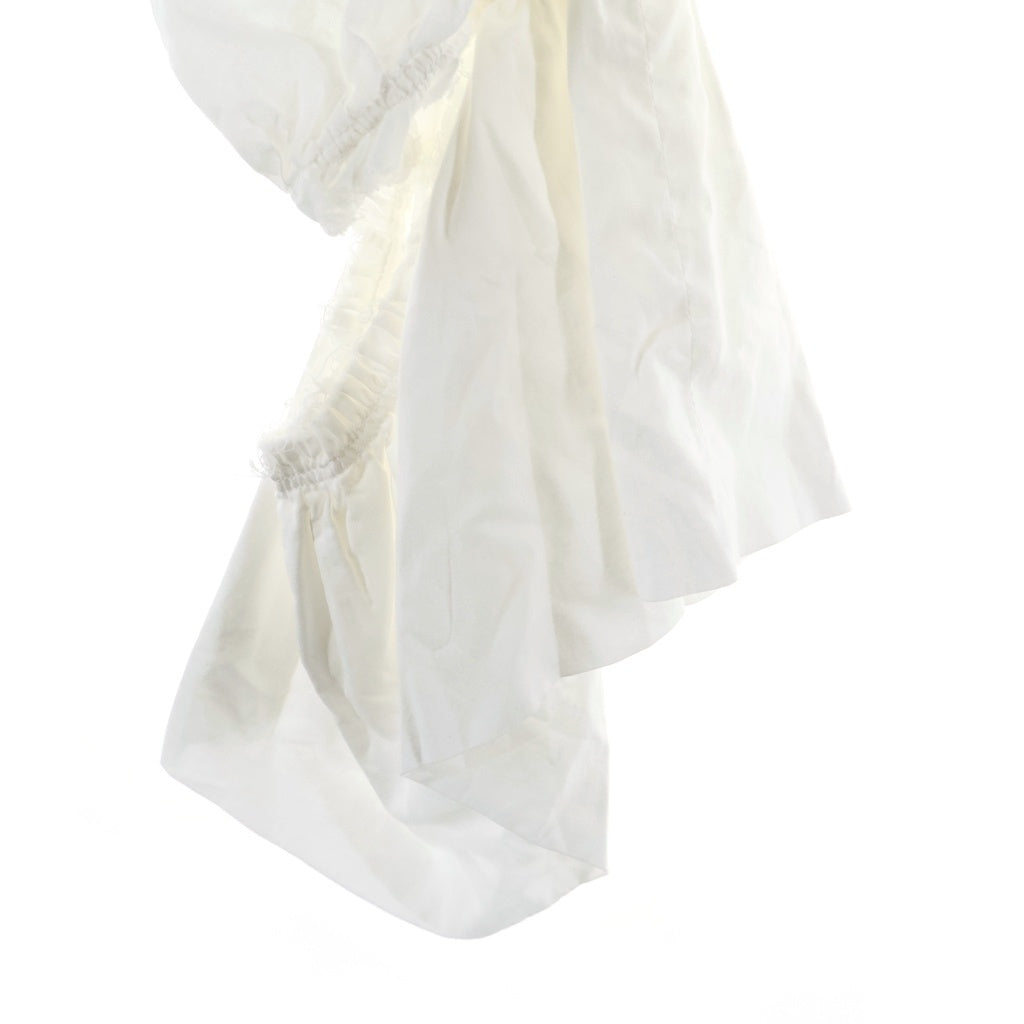 Acne Studios(アクネ ストゥディオズ) Asymmetric Blouse アシンメトリーブラウス 長袖シャツ ホワイト レディース FN-WN-BLOU000989