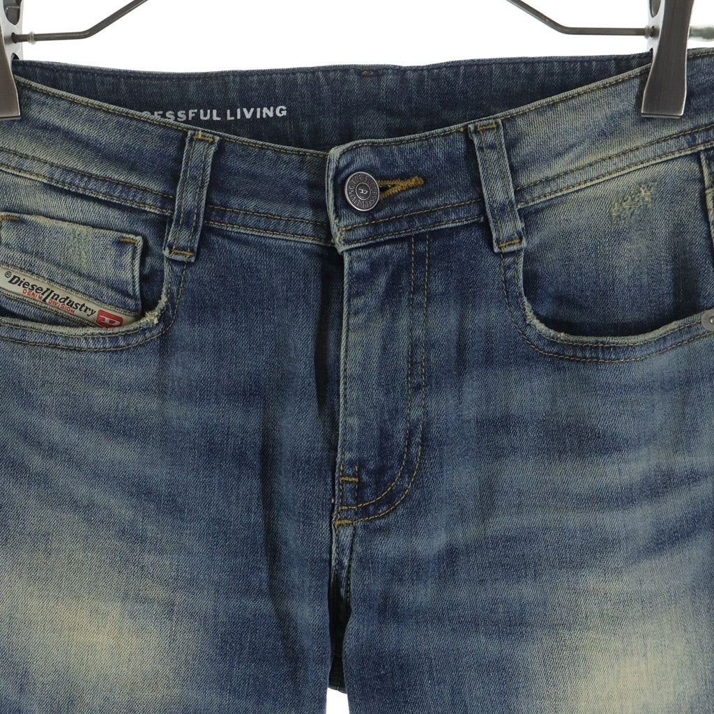DIESEL(ディーゼル) 1969 D-EBBEY ストレート スキニーデニムパンツ インディゴ レディース A21004