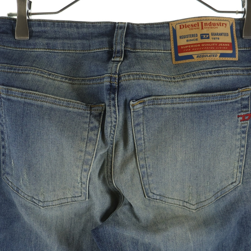 DIESEL(ディーゼル) 1969 D-EBBEY ストレート スキニーデニムパンツ インディゴ レディース A21004
