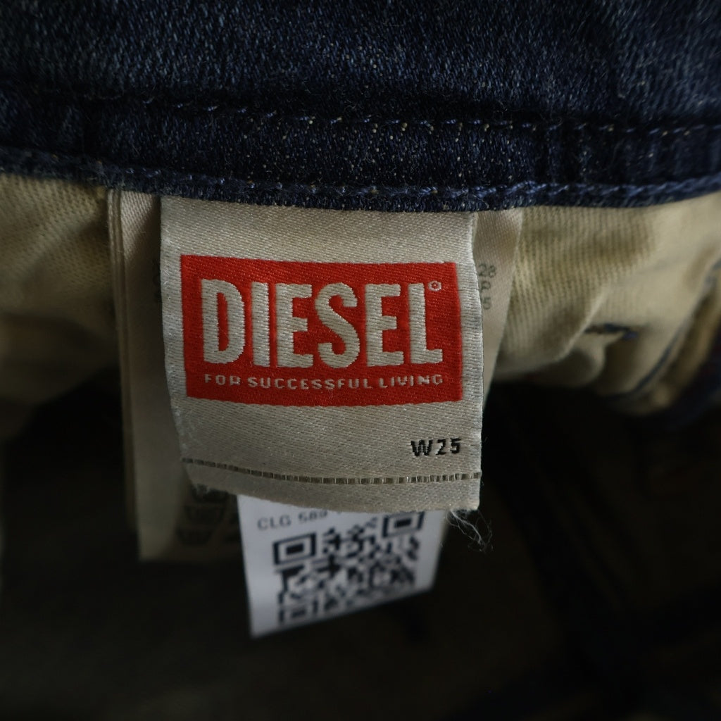 DIESEL(ディーゼル) 1969 D-EBBEY ストレート スキニーデニムパンツ インディゴ レディース A21004
