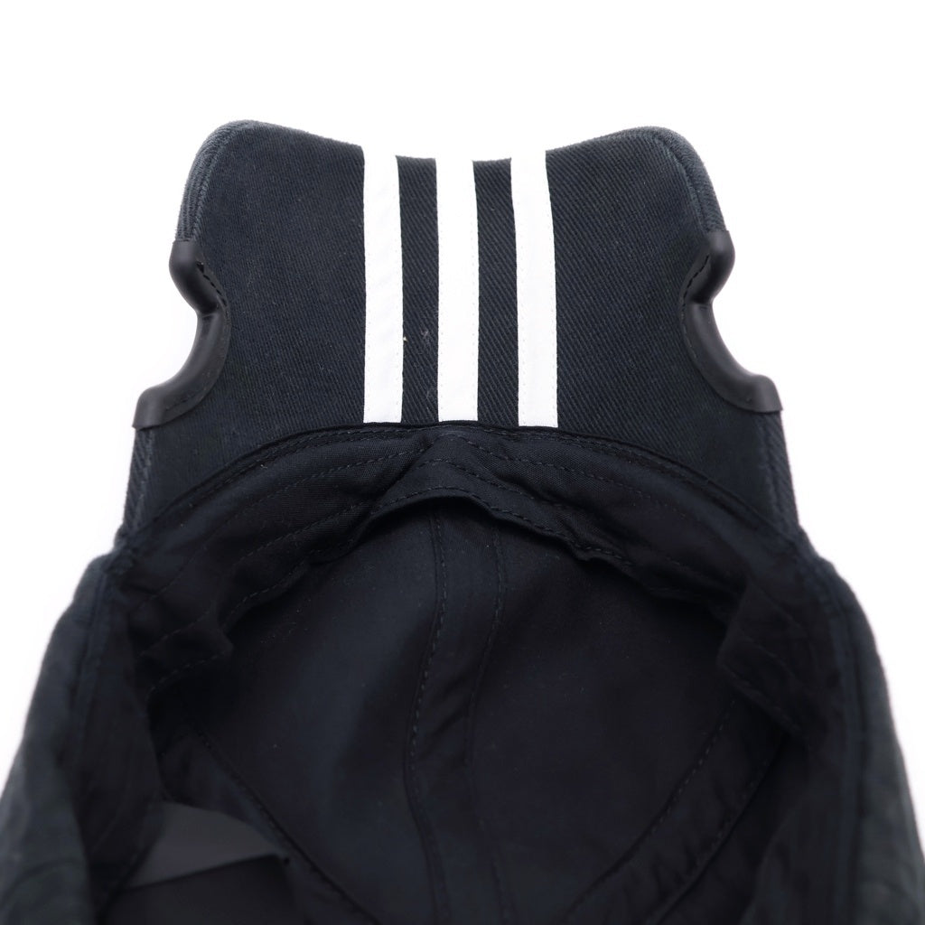BALENCIAGA(バレンシアガ) ×adidas アディダス ロゴストライプベースボールキャップ 帽子 712160 410B2 ブラック