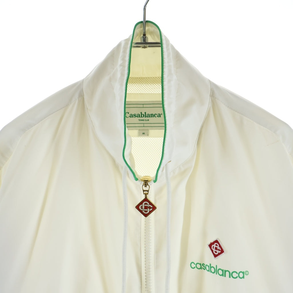 CASABLANCA(カサブランカ) Laser Detail Track Jacket レーサーディテール トラックジャケット ホワイト/グリーン