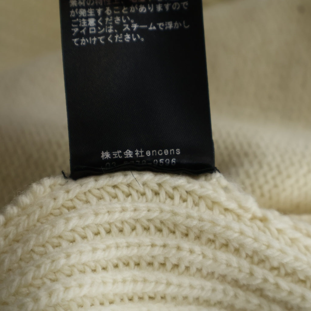 Stein(シュタイン) OVERSIZED DRIVERS KNIT ZIP VEST オーバーサイズ ドライバーズ ニット ジップ ベスト ホワイト ST.844