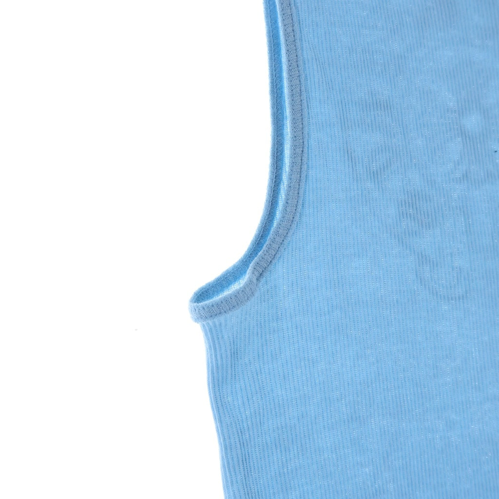 CHROME HEARTS(クロムハーツ) HORSESHOE PRINT TANK TOP ホースシュー タンクトップ ブルー