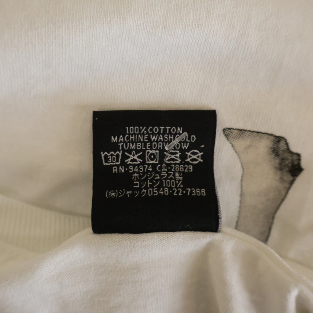 STUSSY(ステューシー) CRASSFED TEE 1905046 グラスフェッド プリントクルーネック半袖Tシャツ カットソー ホワイト