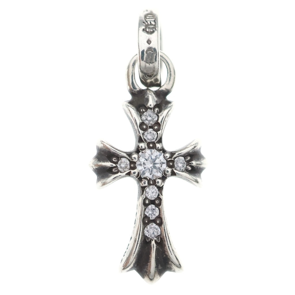 CHROME HEARTS(クロムハーツ) CRS BBYFAT P DMND ベイビーファットクロス PAVEダイヤ ペンダントトップ シルバーBCA234