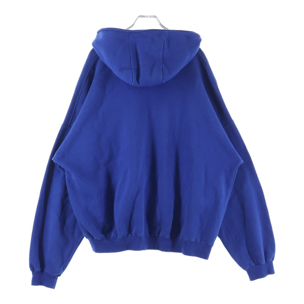 CHANEL(シャネル) 80S VINTAGE Logo Print Sweat Hoodie SAISON 1 ロゴプリント プルオーバースウェットパーカー ヴィンテージ フーディ 26432 ブルー