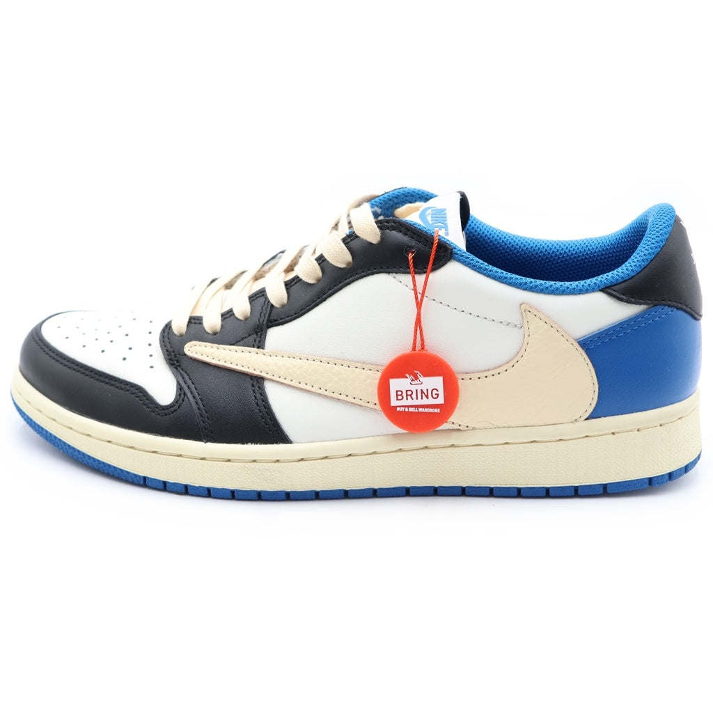 NIKE(ナイキ) ×TRAVIS SCOTT FRAGMENT DESIGN AIR JORDAN 1 LOW トラヴィススコット フラグメント エアジョーダン1 ローカットスニーカー US10/28.0cm DM7866-140