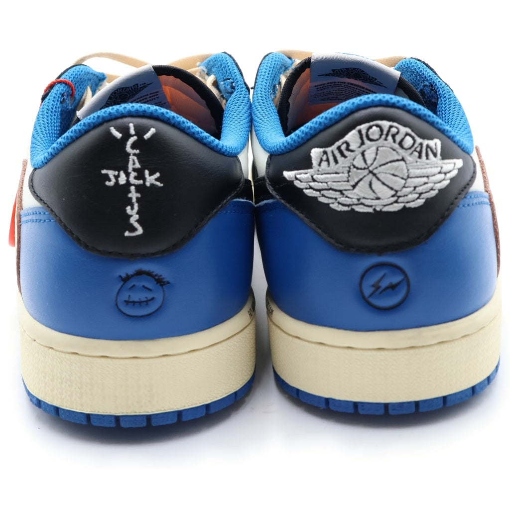 NIKE(ナイキ) ×TRAVIS SCOTT FRAGMENT DESIGN AIR JORDAN 1 LOW トラヴィススコット フラグメント エアジョーダン1 ローカットスニーカー US10/28.0cm DM7866-140