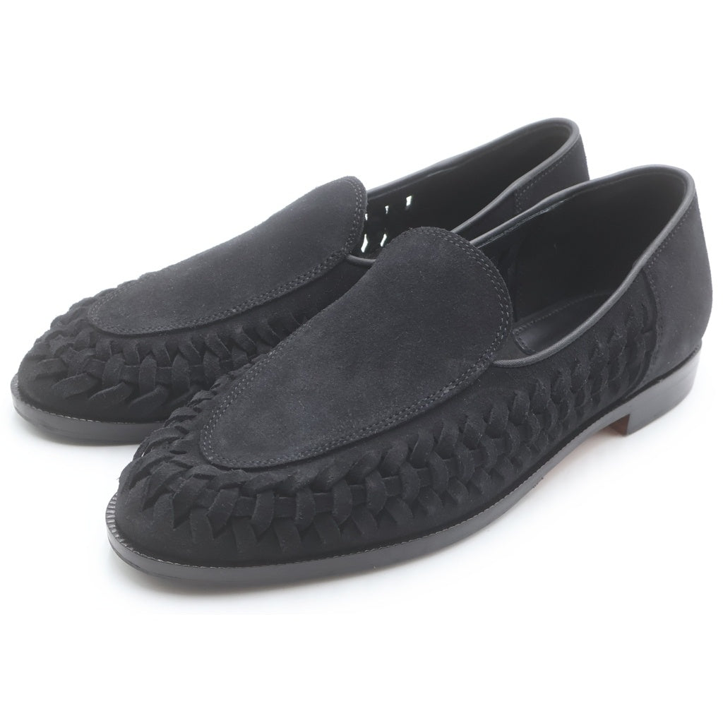 Hender Scheme(エンダースキーマ) Libido スウェードローファー ローカットシューズ スリッポン ブラック yv-s-lib